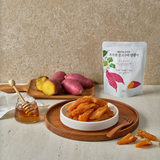 [Hanul Food] Soft and Chewy Honey Sweet Potato Chips 60g (1 piece)