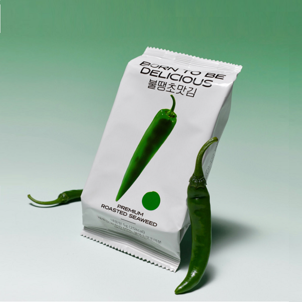 [Born to Be Delicious] Korean Product Hot Chili Seaweed Snack (5g × 5Units)