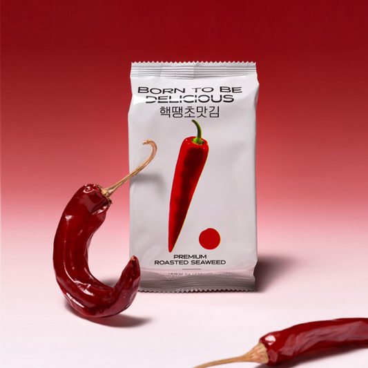[Born to Be Delicious] Korean Product Korean ProductFlavor Extra Hot Chili Seaweed Snack (5g × 5Units)